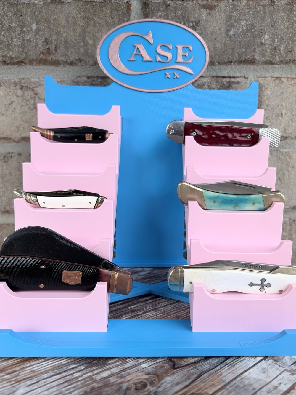 CASE style knife stand display
